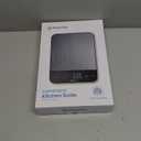 Etekcity Digital Food Kitchen Scale, Grams and Oz for Weight Loss, Baking and Cooking, 0.05oz/1g Precise Graduation,5 Weight Units, IPX6 Waterproof, USB Rechargeable,304 Stainless Steel-Silver, 22lb