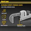 HURRICANE Aluminum Pipe Wrench, 24 Inch