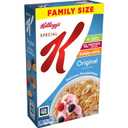 Kellogg's Special K, Breakfast Cereal, Original, Made with Folic Acid, B Vitamins, and Iron, Value Size, 18oz Box(Pack of 6), Best By: 08/20/2026