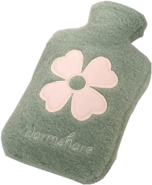 Warm Water Bag Pain Relief for Periods, Cute Leakproof Hot Water Bag Pack for Period Cramps Massager, Snitch Winter Plush Hot Water Shake Bag 1 Litre with Soft Cover (Multi-Color)