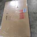 LOAAO Black Metal Framed Bathroom Mirror for Wall, Large 60X36 Inch Rounded Rectangle Mirror, Matte Black Bathroom Vanity Mirror Farmhouse, Anti-Rust, Tempered Glass, Hangs Horizontally or Vertically