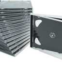 CD DVD Blu Ray Jewel Case with Black Tray Pack of 25