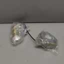 KCO Lighting Mid Century Modern Gold Glass Pendant Lighting Smoke Grey Globe Pendant Lights Kitchen Island Industrial Brass Gold Hanging Ceiling Light Fixture for Dining Room (30cm)