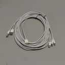 4 Pack [Apple MFi Certified] Apple Charging Cables 10ft, iPhone Chargers Lightning Cable 10 Foot, Fast iPhone Charging Cord for iPhone 14/14Pro/13/13Pro/12/11/11Pro/11Max/ X/XS/XR, ipad(White)