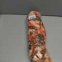 Ivydale Artificial Faux Mums Fall Flowers for Outdoor Outside Decoration, 2 PCS Fake Hanging Flowers Silk Morning Glory Plants with Eucalyptus for Home Garden Decor (Fall Orange+Light Orange)