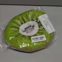 ANWA Adjustable Cat Cone Collar Soft, Cute Cat Donut Collar After Surgery, Kitten Recovery Cones to Stop Licking (Medium, Kiwifruit)