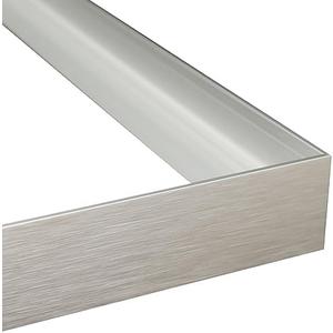 Akfado Metal Floating Frame for 24x36 Canvas Paintings, DIY Canvas Floater Frame for Portrait Landscape Oil Paintings, Canvas Frame for Art Show Gallery Wall Home Office Living Room Decor (Silver)