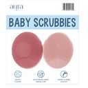 S&T INC. Cradle Cap Brush for Baby, 2 Pack, 2" x 2.5", Pink