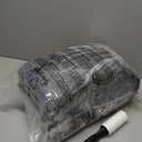 POCBLUE Dog Stairs for Bed 17.7" H, 4-Step Pet Steps for High Bed or Couch, Non-Slip Pet Ramp for Small Dogs and Cats Indoor with Washable Cover, Grey