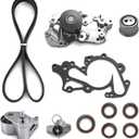 Engine Timing Belt Kit w/Water Pump, for Hyundai Santa Fe 2007-2009, for Kia Optima 2006-2009, for Rondo 2007-2012, for Magentis 2007-2010, V6 2.7L, AW6215, 42289