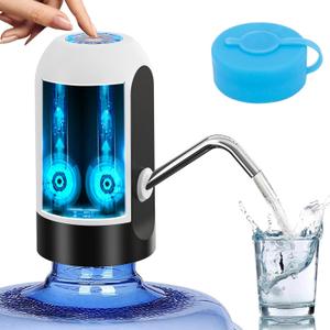 Myvision Water Dispenser for 5 Gallon Bottle,Portable USB Charging Electric Water Pump, Drinking Water Jug Pump for Home, Kitchen, Living Room, Office,Camping,Universal for 3-5 Gallon (White)