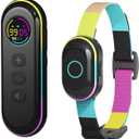 2-in-1 Dog Bark & Shock Collar with Remote Control, Waterproof Barking Collars for Small Medium Large Dogs, 3300Ft Training E- Collars, Rechargeable, Adjustable Beep Vibration Modes & 5 Sensitivity