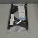 Stainless Steel Stove Gap Covers (2PCS),Stove Gap Filler,Range Trim Kit,Stove Gap Guard for Kitchen Oven Between Stovetop and Counter,Easy Clean Heat Resistant,Adjustable Length 13.8'' to 27.5'',Black