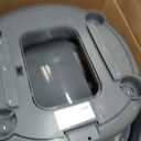 Automatic Self Cleaning Litter Box, Cat Litter Box with APP Control, 65L Globe & Dual Safety Sensors, Robot Litter Box, 1 Roll Garbage Bags and Litter Mat, <35DB, for Multiple Cats, Grey