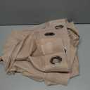 NICETOWN Taupe Sheer Curtains 90 inches Long, Grommet Airy & Elegant Light Filtering Soft Sheer Lightweight Window Treatment for Bedroom/Living Room, W54 x L90, 2 Panels