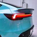 STSEV01 Rear Spoiler Fit for New Tesla Model Y Juniper 2026, Upgraded Sporty Performance OEM Appearance Type, Rear Trunk Lip Wing Exterior Accessories, Tape Installation (Carbon Fiber Style)
