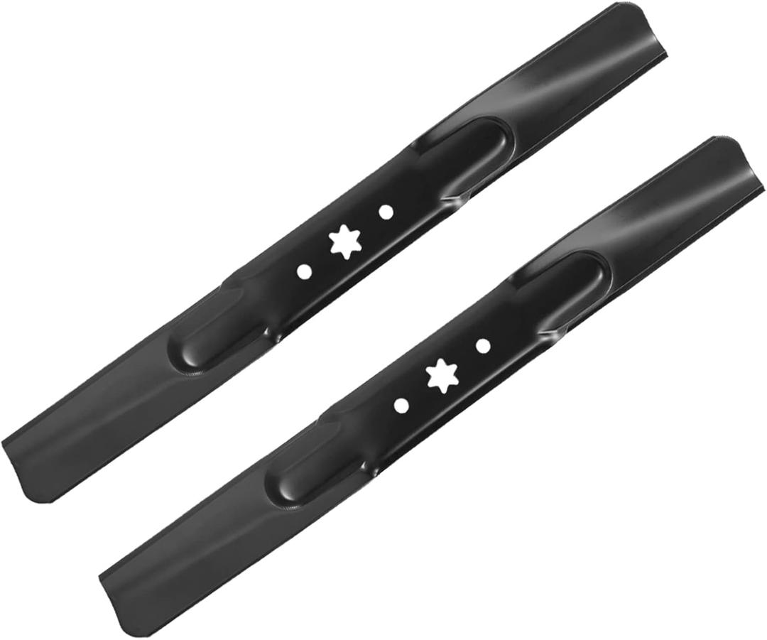 Parts Camp High Lift Blade for 46 Inch Cut MTD/Cub Cadet/Troy-Bilt Replaces 942-04244, 942-04290, 94204244A, 742-04290, 742-04244 2 Pack