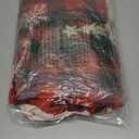 Preboun 6 Pcs Christmas Chair Covers Dining Protector Removable Washable Stretch Xmas Tree Snowman Elk Buffalo Plaid Slipcovers for Hotel Party Wedding Holiday Decor (LEN-Preboun-1259)