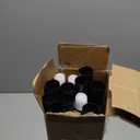 Black Curtain Rods 32 to 120 Inches, HOTOZON 1 Inch Heavy Duty Curtain Rods for Windows 20 to 110 Inches(1.6-9.1 ft), Telescoping Adjustable Drapery Rod with Simple End Cap Finials