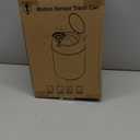 Automatic Motion Sensor Bathroom Garbage Can with Lid, 3 Gallon Touchless Garbage Bin, Smart Plastic Electric Garbage Cans Small White Wastebasket for Office, rv, Bedroom, Living Room