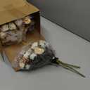 Domensi 6 Sets Wedding Centerpiece for Table Artificial Rose with Vase Fake Bouquets and Metal Pot Floral Arrangements for Holiday Party Event Table Decor (Champagne)