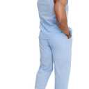 Mens Linen Sets 2 Piece Outfits Sleeveless Shirt and Pants Set Vacation Outfit for Men Summer Beach Suits (Blue, XL)