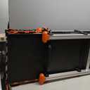 Crescent SITERUNNER, 3 Shelf Heavy Duty Folding Jobsite Cart - 300-lb Capacity, F3SCBL