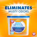 Arm & Hammer Fragrance Free Refillable Moisture Absorber and Odor Eliminator 14 oz. Tub