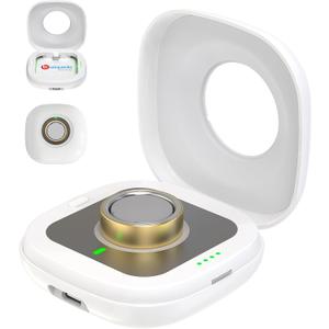 Wireless Charging Case for Oura Ring 4 Charger, 2000mAh Portable Travel Charger Station Fits All-Sized Ring Gen 4, 30-Day Runtime (Official Charger NOT Included)