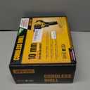 Cordless Drill Driver, Electric Drill for Dewalt 20V Battery, Brushless Driver with 2 Variable Speeds, 25+1 Torque, 3/8" Keyless Chuck, 60N.M for Home Repairing(No Battery)