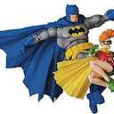 Medicom MAFEX No.139 Batman Blue Version & Robin The Dark Knight Returns Total Height Approx. 6.3/4.3 inches (160/110 mm) Painted Action Figure