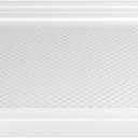 DreamLine SlimLine 36 in. D x 48 in. W x 2 3/4 in. H Right Drain Double Threshold Shower Base in White, DLT-1036482