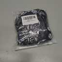 Stretch Dining Chair Seat Covers Set of 2,Dining Chair Slipcovers, Floral Printed Chair Covers,Soft Fabric Washable Upholstered Chair Seat Protector, No Rear Covers for Home Kitchen Dining Room (Black Base White Rose)