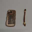 Magnetic for iPhone 17 Pro Case, Cute Wavy [Full Camera Protection] [Fit for MagSafe], 1X Screen Protector+1X Wrist Strap, Trendy Translucent Matte Women Girly Phone Case for iPhone 17 Pro 6.3", Brown