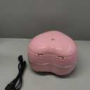 Peach Heart Shape Rice Cooker 8 Cup Cooked, 4 Cup Uncooked Rice, Multifunctional Pink Rice Cooker, 300w, with Preset Timer, 1.8L