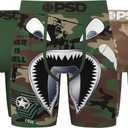 PSD Underwear Mens Boxer Briefs - Warface Militia 3 Pack, 7 Inch Inseam, Moisture-Wicking, 4-Way Stretch, Boxer Briefs for Men Pack XL