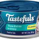Blue Buffalo Tastefuls Flaked Wet Cat Food, Made with Natural Ingredients, Tuna, 3-oz Cans (24 Count) (4.5 Pound (Pack of 1))