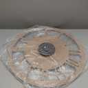 Large Wall Clock 24 Inch White Arabic Numerals Wooden Clock Battery Operated Silent Non-Ticking Decor Clock Modern Round Oversize Wall Clocks for Home, Hotel, Office, Bedroom (White, 24inch)