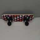 Rude Boyz 17" Micro Complete Skateboard | Maple Wood | ABEC 7 Bearings | Double Kick Concave Deck | Kids Skateboard, Ideal Toddler Cruiser Ages 2-5 (Hearts)