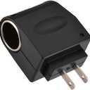 AC to DC Car Cigarette Lighter Socket Adapter Converter, DC 12V 500mA Vehicle Power Supply Transformer Wall Plug, Automotive Power Supply Transformer Vehicle Female Sockets for Car Electronics
