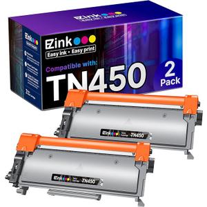 E-Z Ink Compatible Toner Cartridge Replacement for Brother TN450 TN420 TN-450 TN-420 to use with HL-2270DW HL-2280DW HL-2230 HL-2240 MFC-7360N MFC-7860DW DCP-7065DN Intellifax 2840 2940 (1 Black)