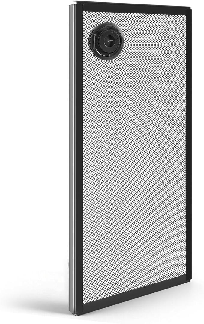 REPTI ZOO Terrarium Screen Cover with Cable Control for Reptile & Aquarium Tank, 24x12 inch Durable Steel Frame & Mesh Top for Reptile & Turtle & Fish Tank