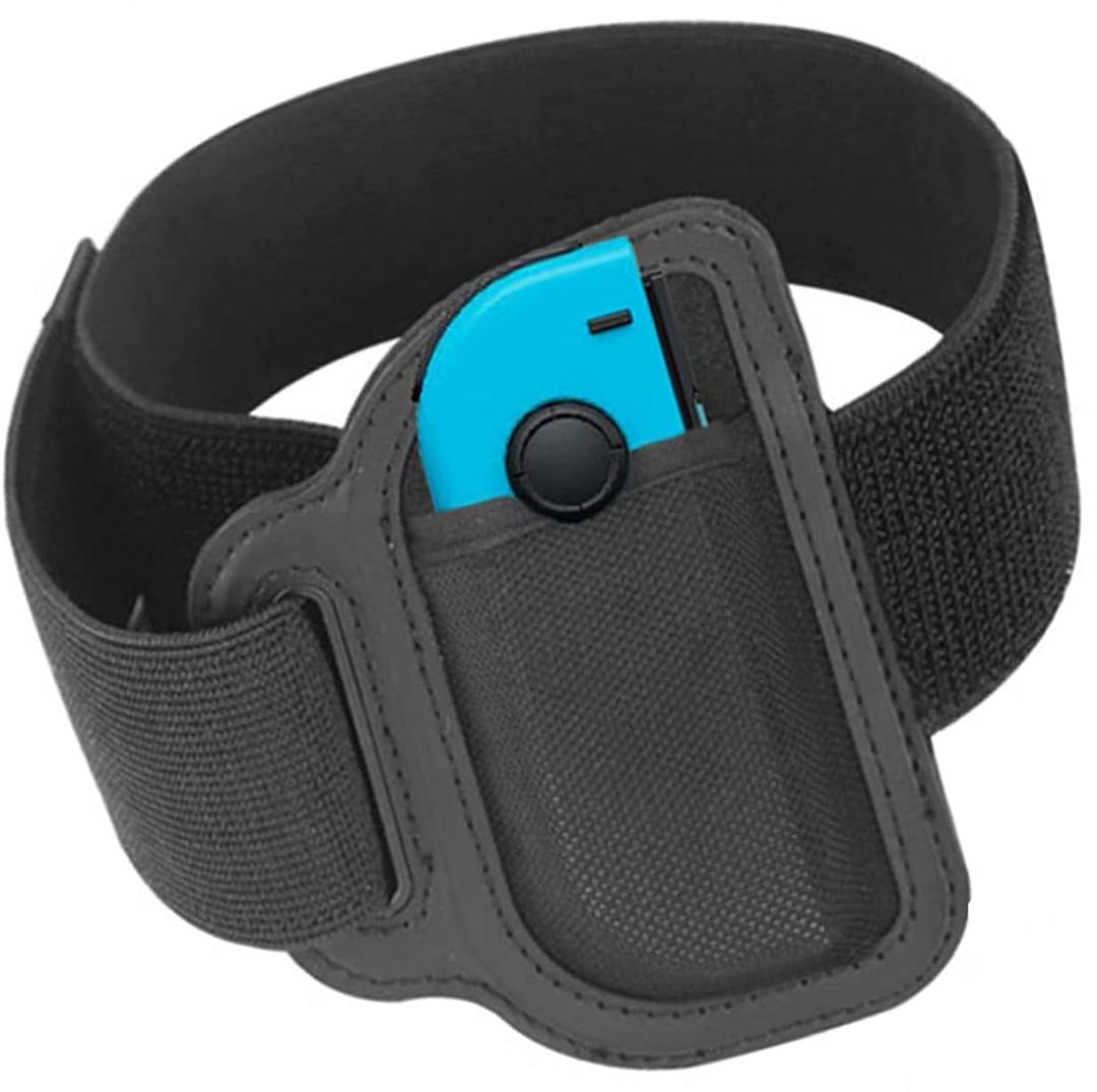 JoyHood Leg Strap for Switch/Switch OLED Joy-Con Controller, Game Accessories Compatible with Switch Sports Play Soccer/Ring Fit Adventure, Adjustable Elastic Switch Leg Straps