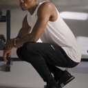 Nike Men's Totality Dri-FIT Tapered Versatile Pants (Medium, Black/White)