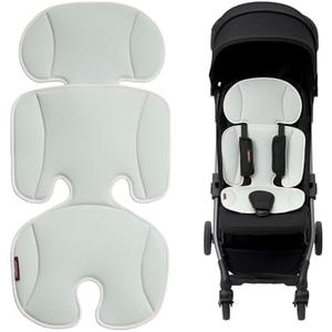 Momcozy Stroller Cooling Pad | Universal Soft Cooler Pad, Breathable & Adjustable Car Seat Liner | Detachable 2-Piece Cooling Cushion | Fits Strollers, Car Seat, High Chair, Bassinet, Swing