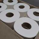 AmazonCommercial 2-Ply White Jumbo Roll Toilet Paper, 9 in, Septic Safe, Compatible with Universal Dispensers, FSC Certified, 1000 Feet Per Roll (Pack of 12)