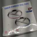 OVV Stainless Steel Kids Plates (2 Pack) 8 Inch Toddler Divided Plates with ﻿Removable Silicone Sleeves & 5 Suction Cups Baby Self Feeding | Mess-Free Mealtime | Dishwasher Safe