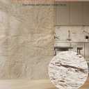 VEVOR 3D Wall Panels, 4 Pack 48 x 24 in PU Natural Stone Imitation Wall Art Tiles, 32 Sq.Ft Coverage Accent Wall Panel, Interior Home Decor for Ceiling, Bedroom, Living & Gaming Room, Stone Yellow