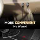 USB C Cable, 3.3ft USB C Fast Charging Cable Built-in Magnetic & Adhesive Metal Plate, 100w Braided Type C Charging Cable for iPhone 17/16/15, iPad, Samsung, Pixel, Steam Deck, Nintendo Switch, Grey