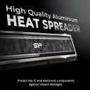 Silicon Power Value Gaming DDR4 RAM 16GB (2x8GB) 3200MHz (PC4 25600) 288-pin CL16 1.35V UDIMM Desktop Memory Module with Heatsink Grey SU016GXLZU320BDAJ5 (Dual-Channel (Camouflage Grey))